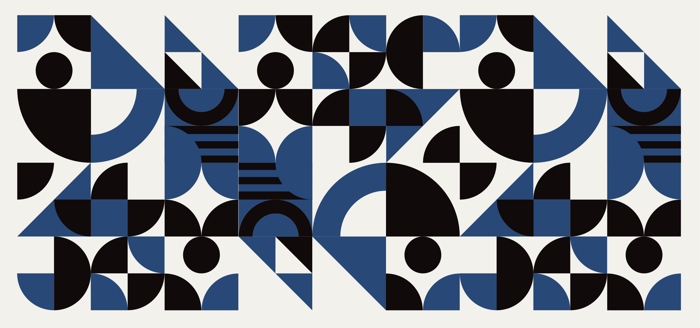 Covor de design urban cu puzzle albastru și negru - TenStickers