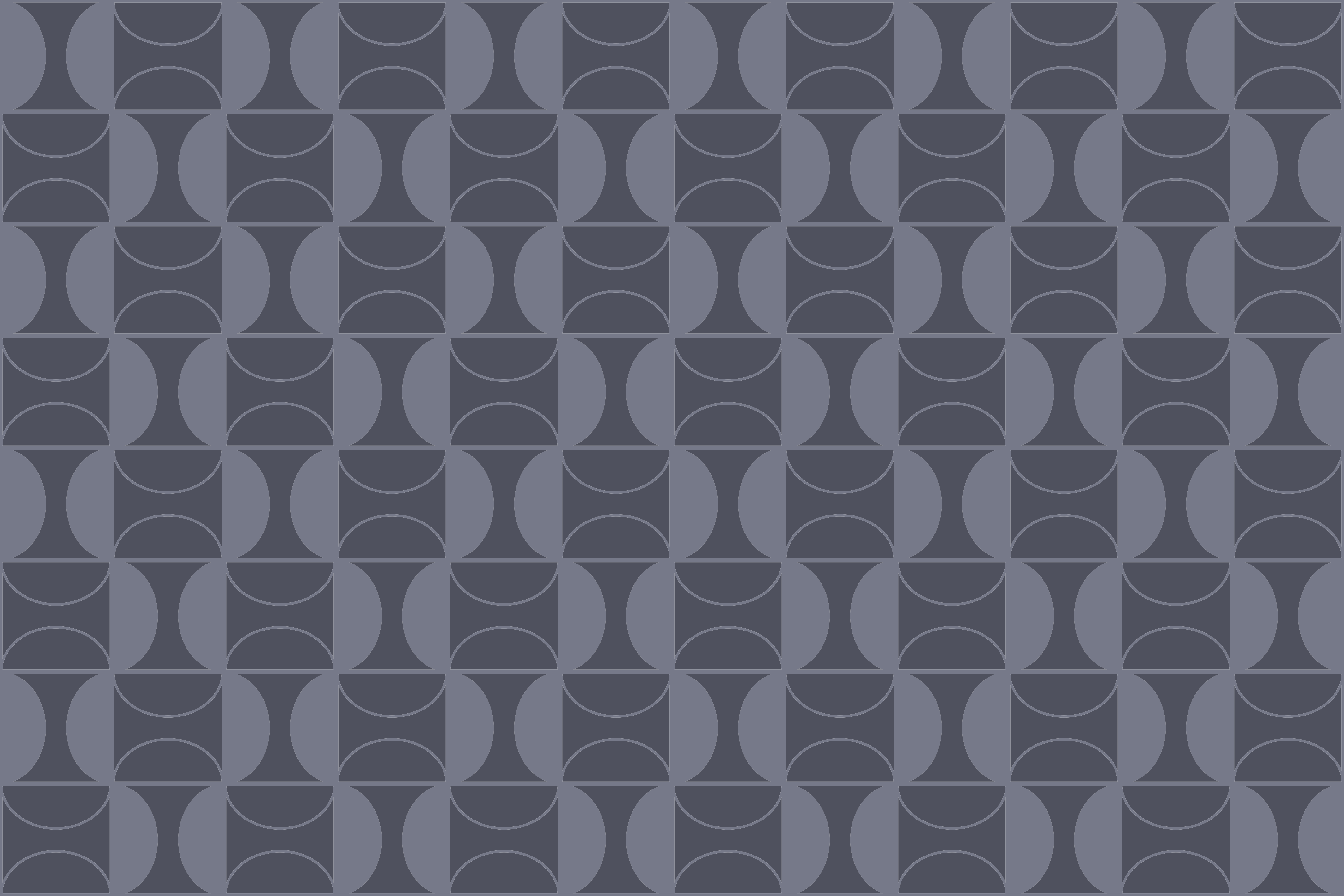 Covor de vinil geometric stil cu model circular - TenStickers