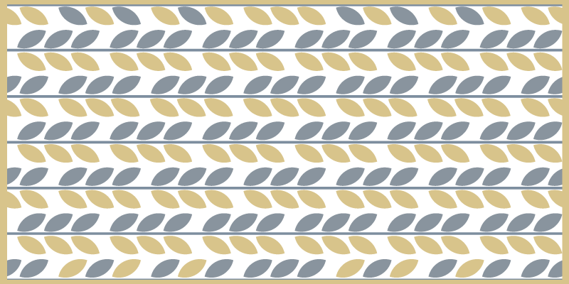 Covor vinil cu aspect de natura dungi cu model de frunze - TenStickers