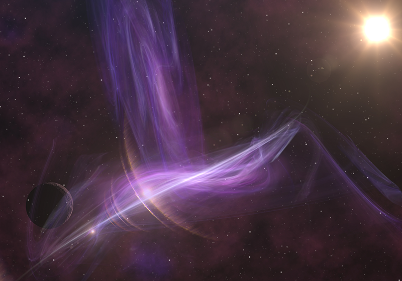 Alții covor de vinil peisaj de vis galactic - TenStickers