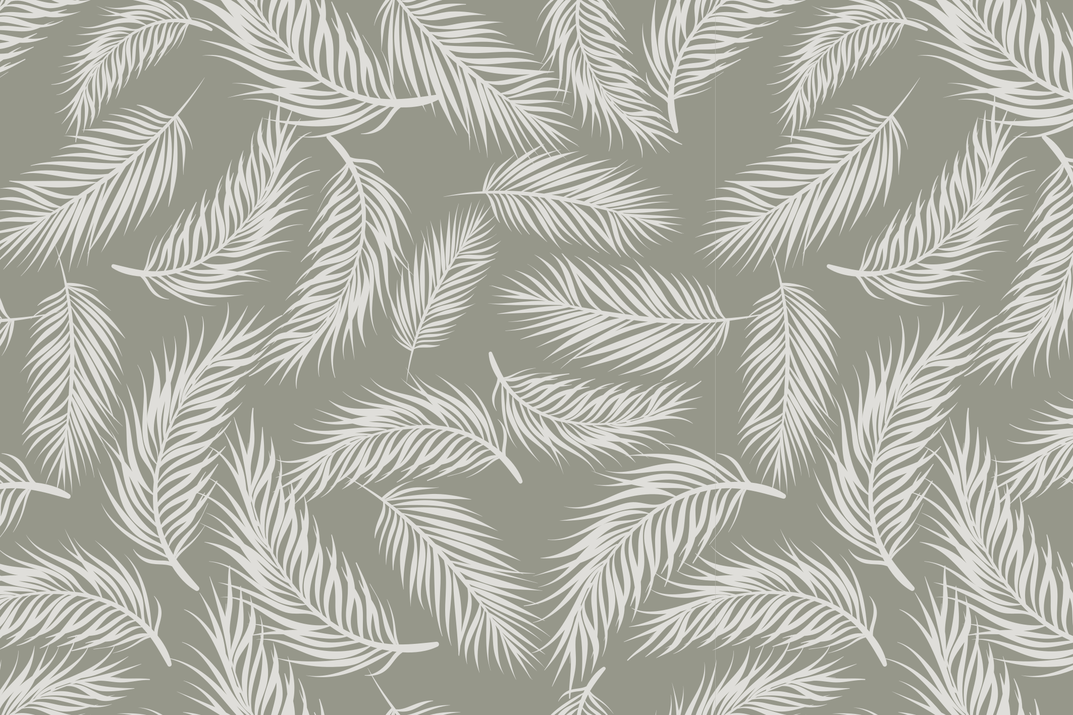 Covor vinil cu aspect de natura concept botanic de frunze - TenStickers
