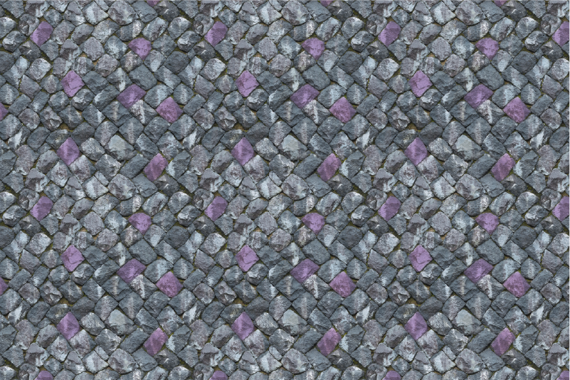 Stil kawaii pietre neregulate gresie piatra - TenStickers