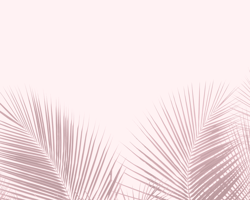 Covor vinil flori și plante imagini elegante cu palmieri - TenStickers