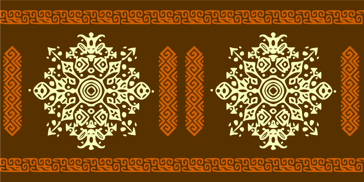 Covor vinil mandala ansamblu motiv mandala - TenStickers