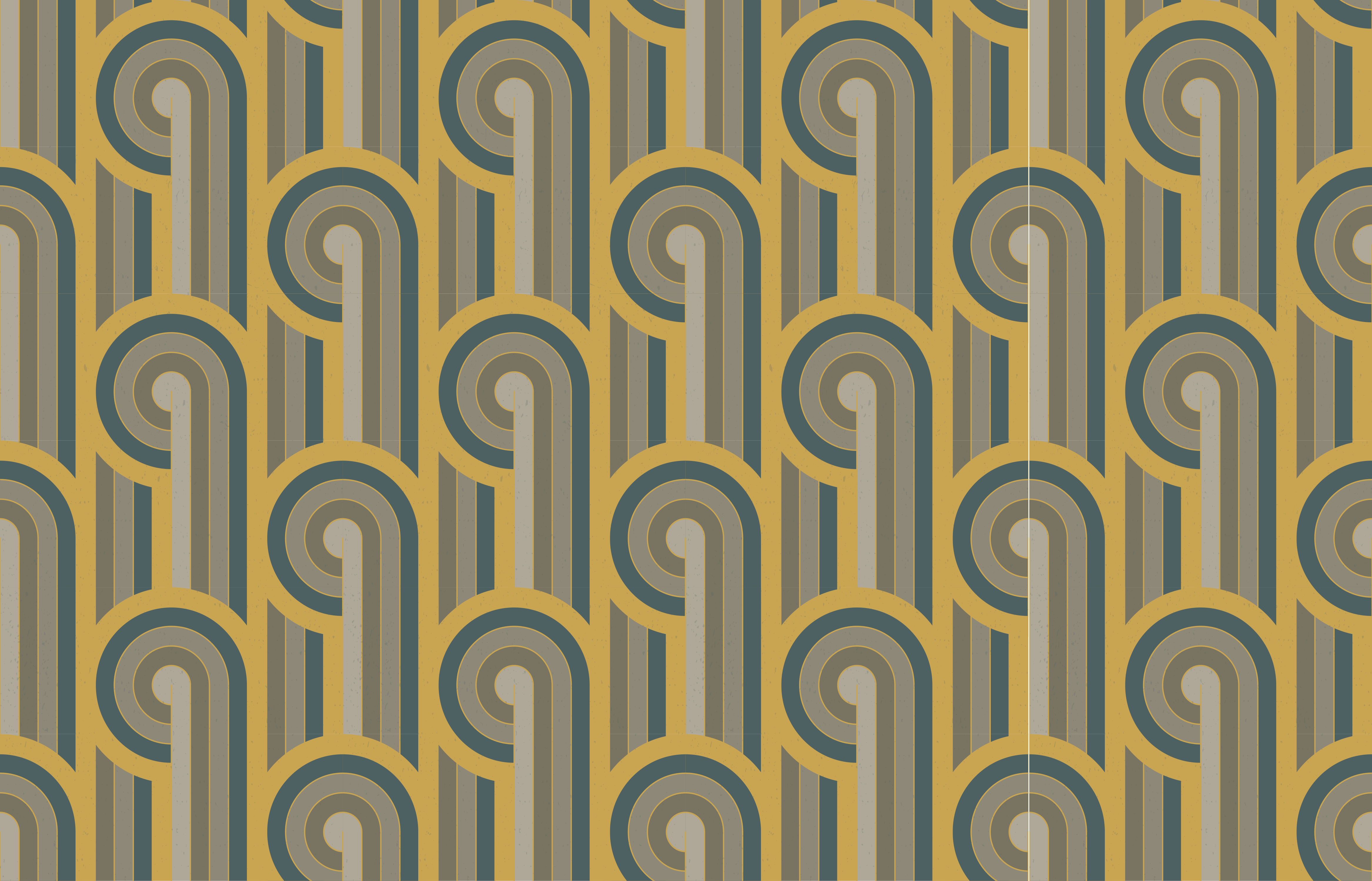 Covor de vinil epocă eleganta modelului geometric - TenStickers