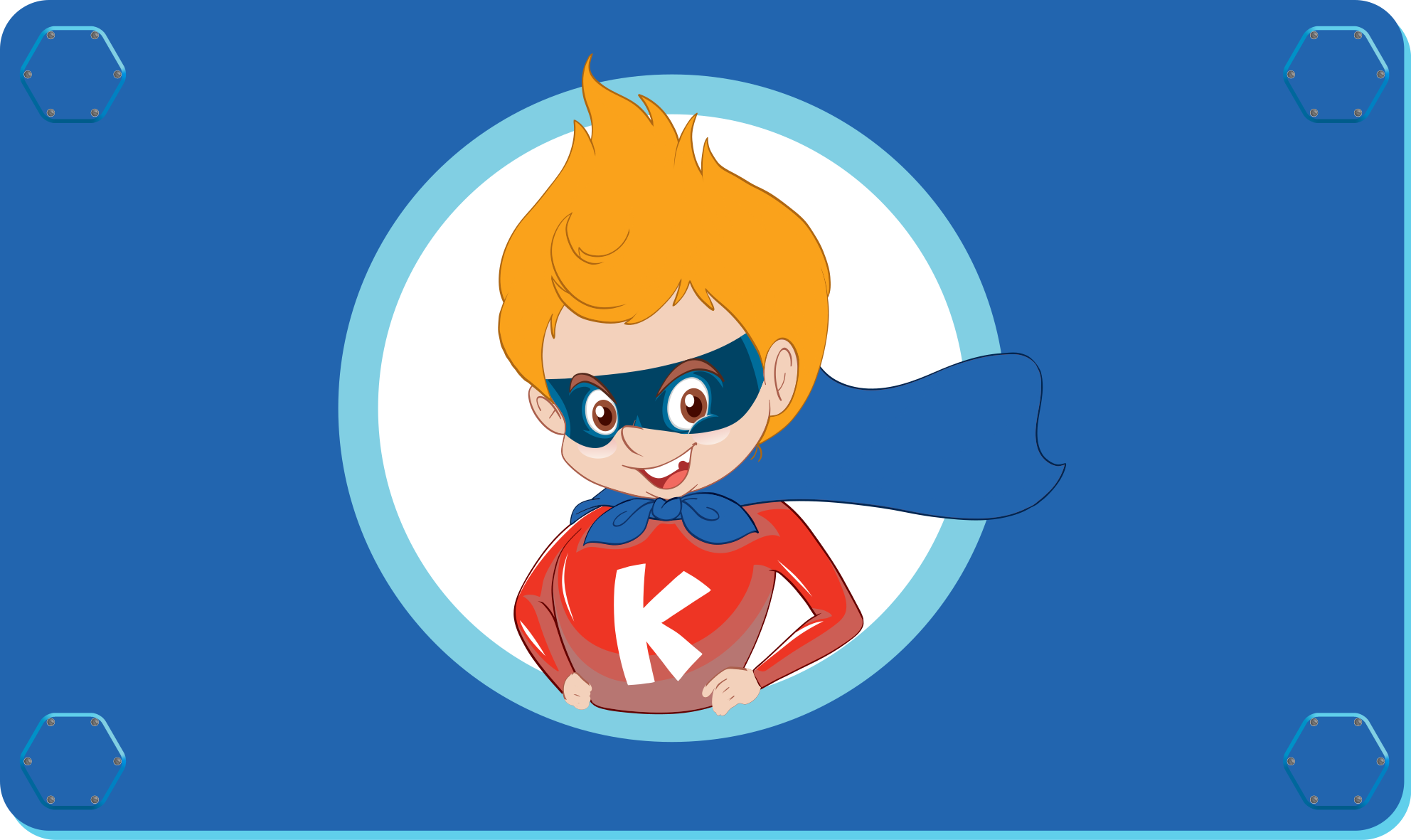 Covor de vinil pentru copii cu personaje de supereroi - TenStickers