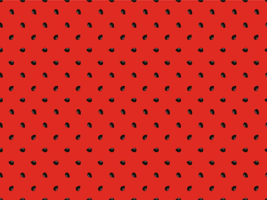 Covor de vinil pentru bucătărie model de semințe roșii - TenStickers