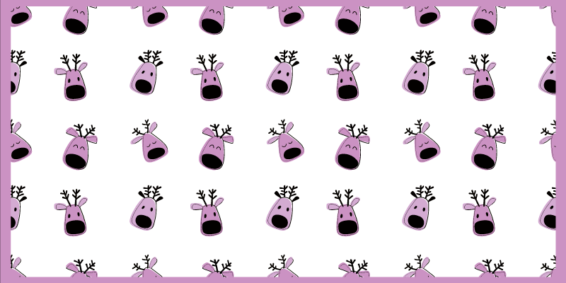 Covor de vinil pepiniere ilustrații cu reni - TenStickers