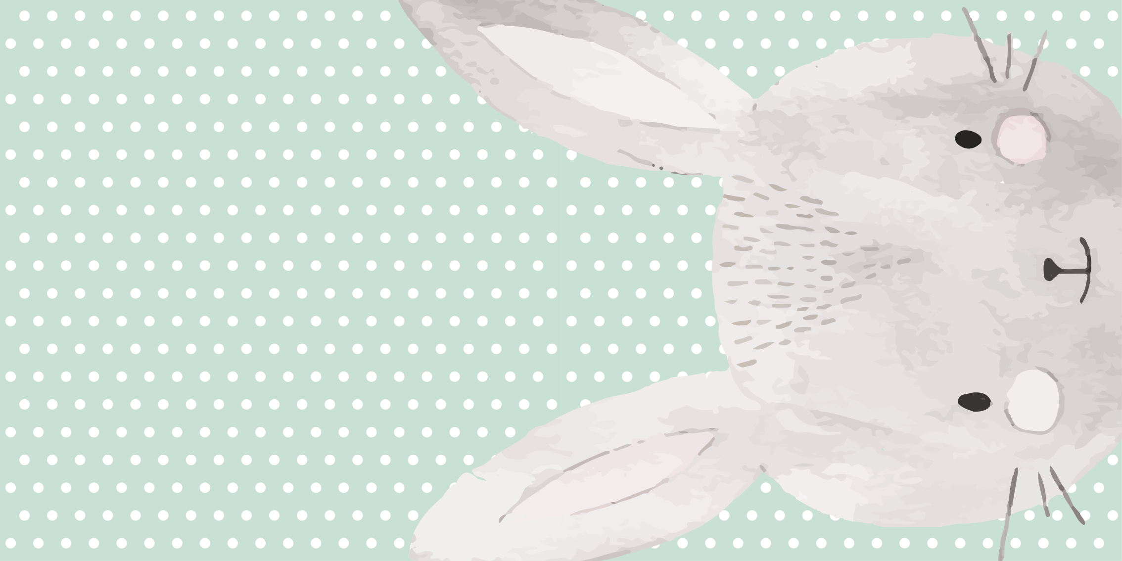 Covor de vinil pepiniere ilustrație de iepuraș - TenStickers