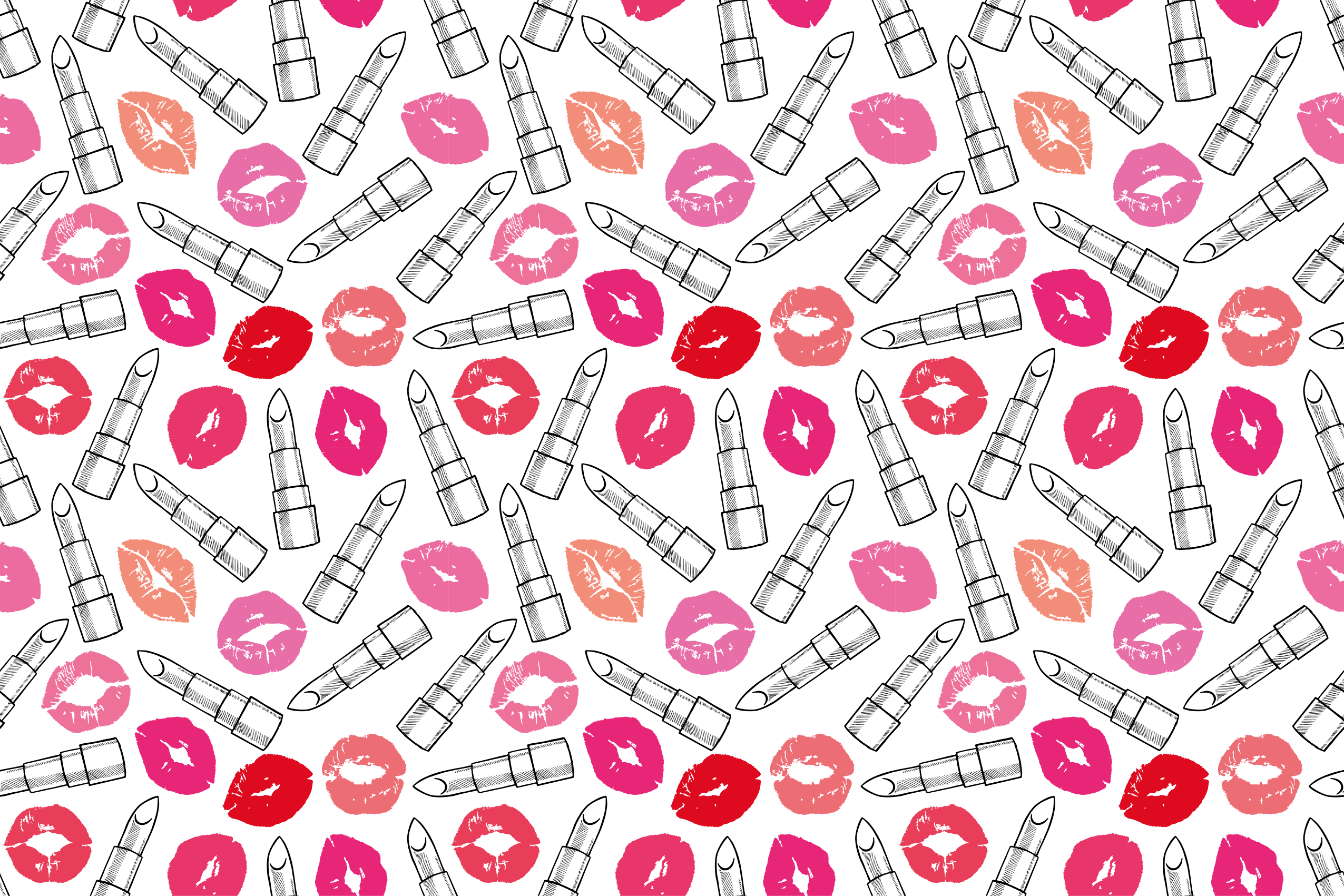 Rujuri și buze covor vinil adolescenți - TenStickers