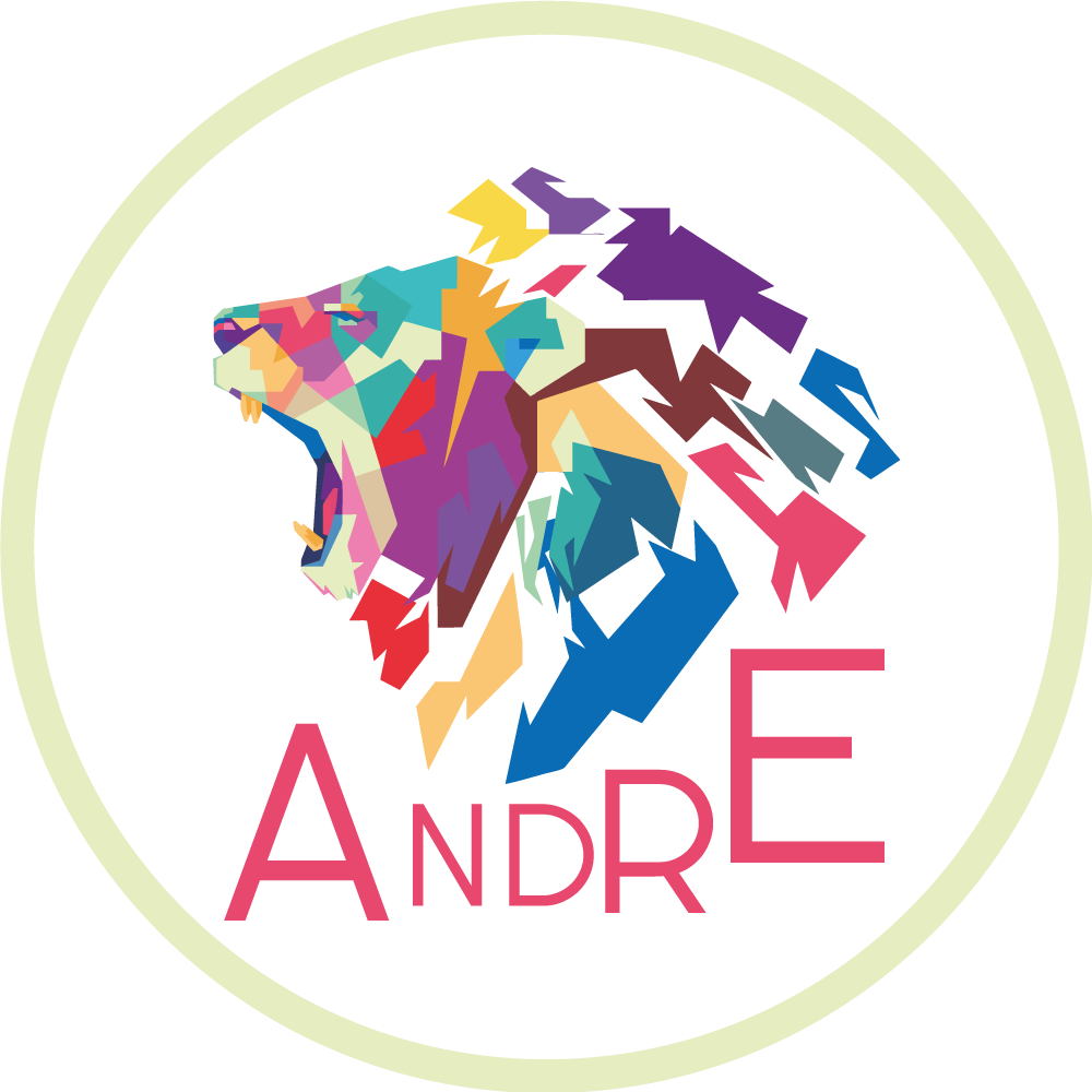 Covor de vinil cu nome personalizare leu colorat - TenStickers