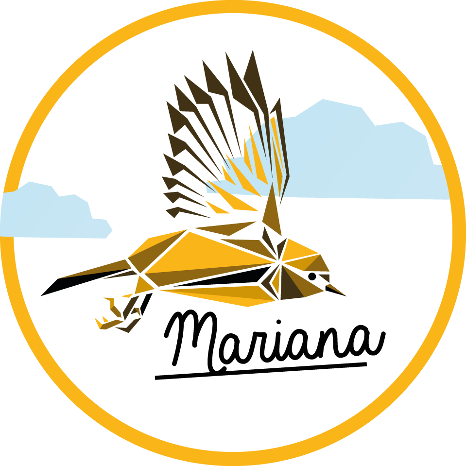 Covor de vinil cu nome pasăre personalizată - TenStickers