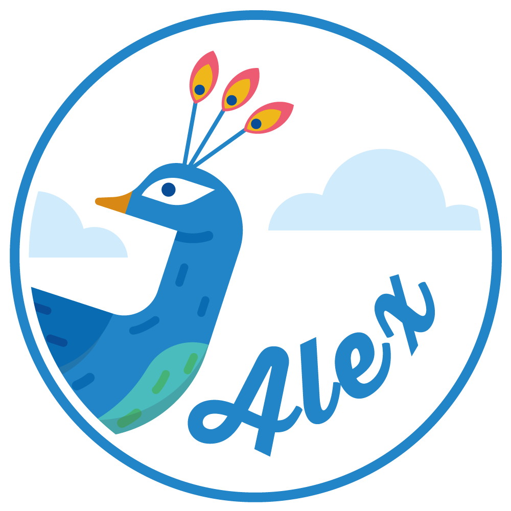 Covor de vinil cu nome păun personalizabil - TenStickers