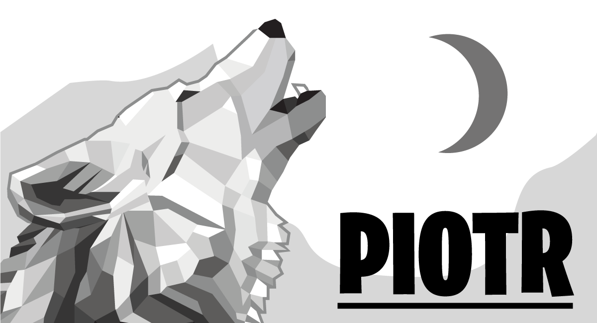 Covor de vinil cu nome lup geometric - TenStickers