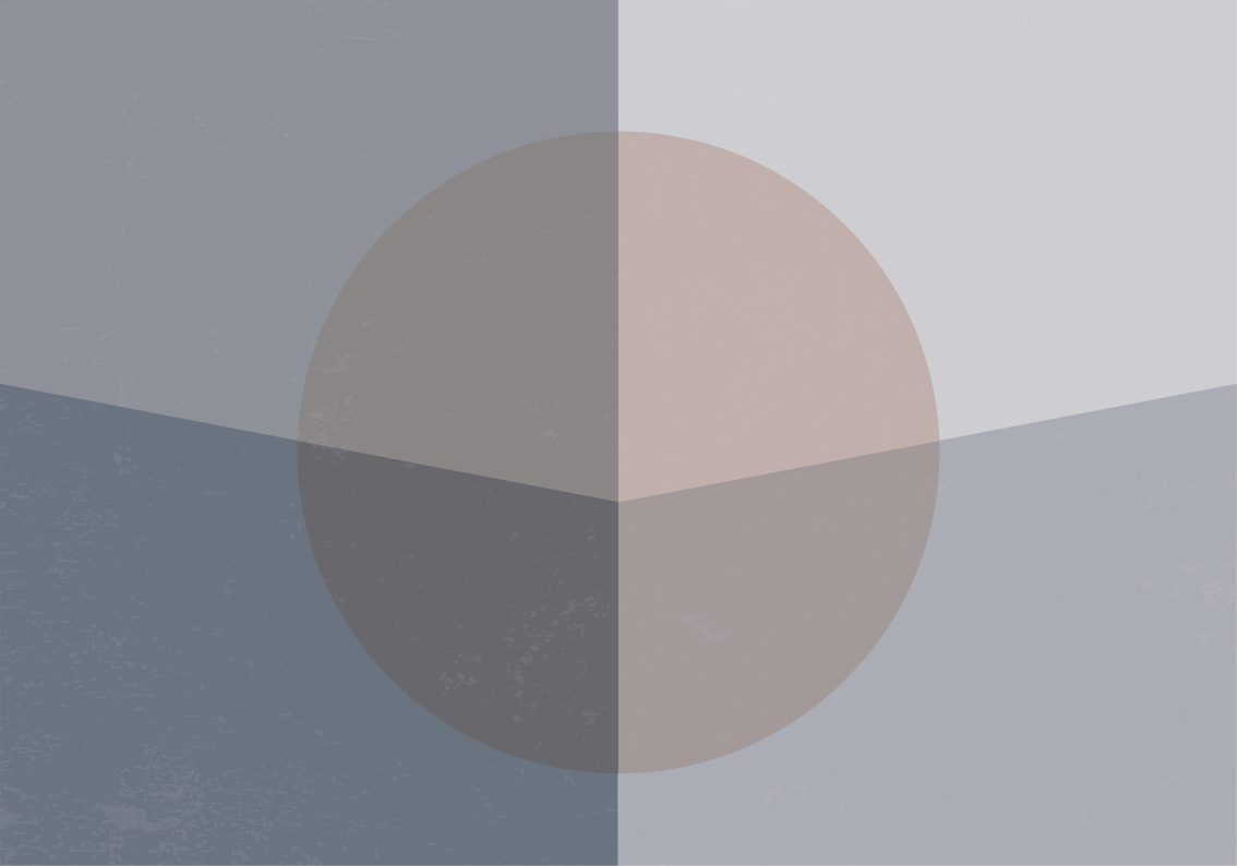 Covor de vinil geometric cercuri suprapuse - TenStickers