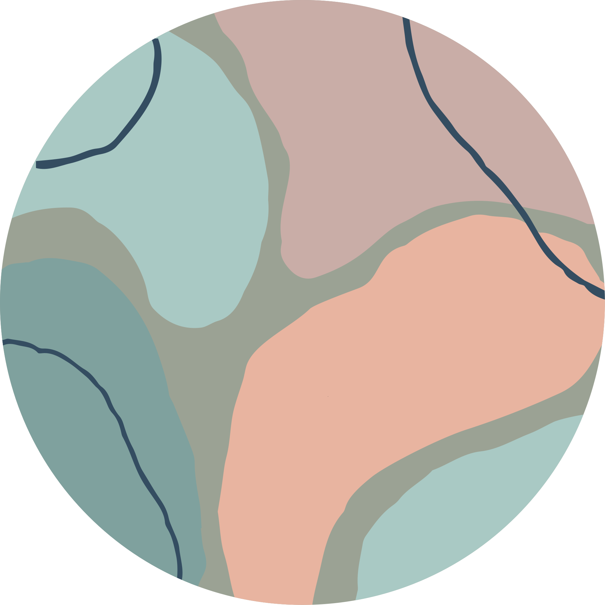 Covor vinil minimalist forme geometrice abstracte - TenStickers