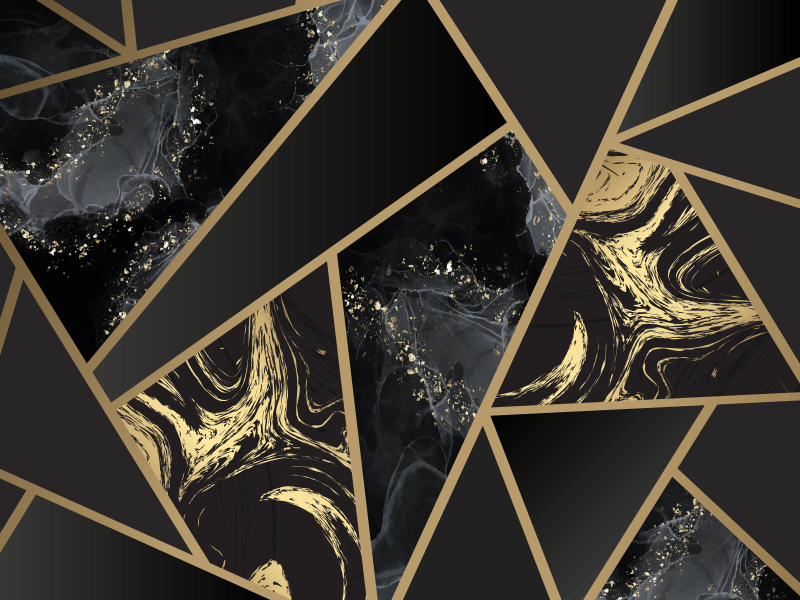 Covoare geometrice gri și negru cu model de diamante - TenStickers