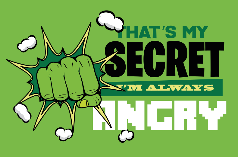 Sunt mereu furios covor pentru copii - TenStickers