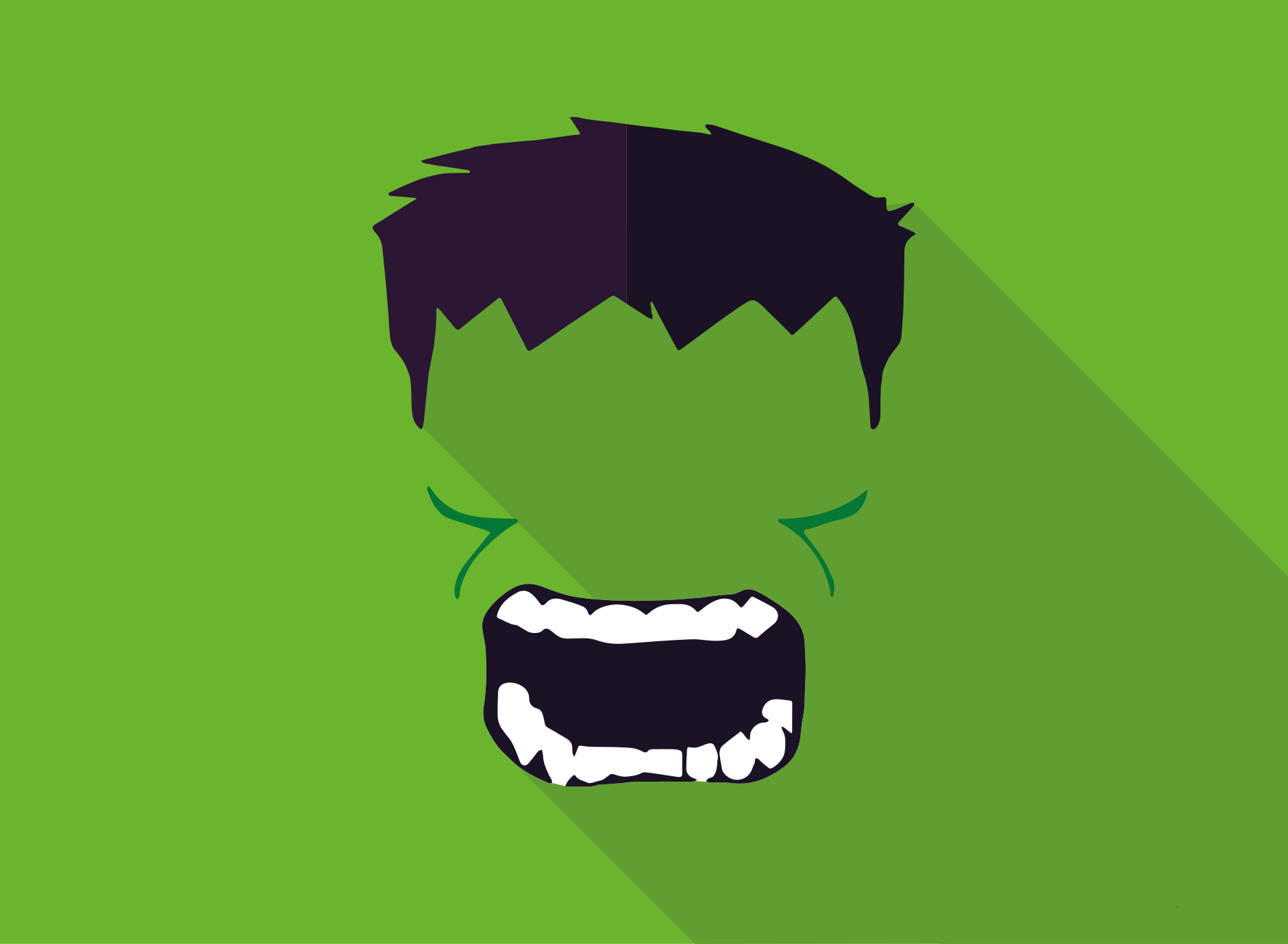 Covor de vinil pentru copii supereroi verde - TenStickers