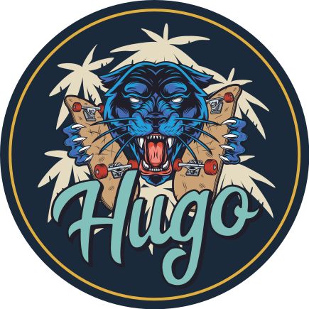 Covoraș cu animale pantera personalizat - TenStickers