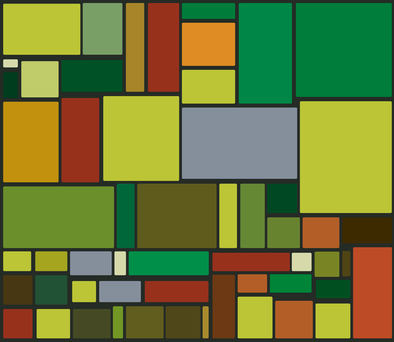 Covor de vinil geometric mozaic retro multicolor - TenStickers