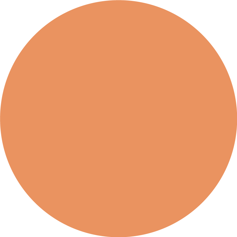 Covoruri vinil rotund apricot crush - TenStickers