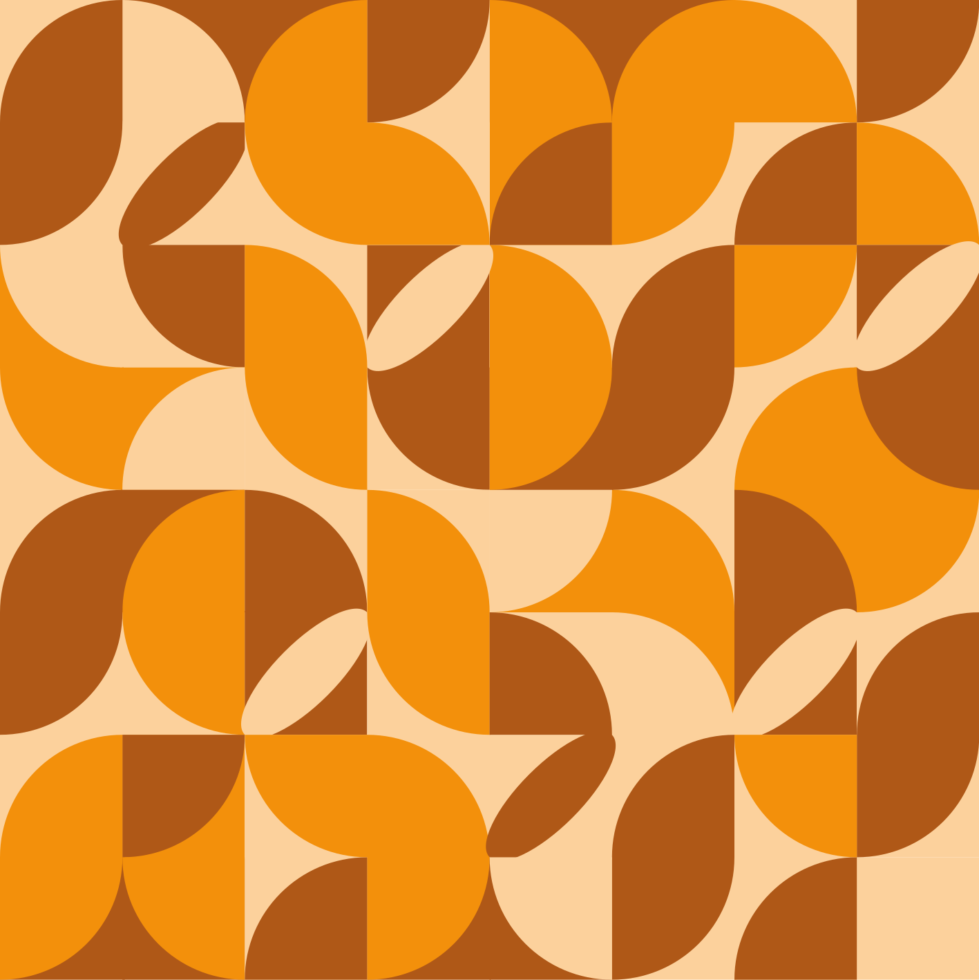 Covor de vinil hol retro - TenStickers