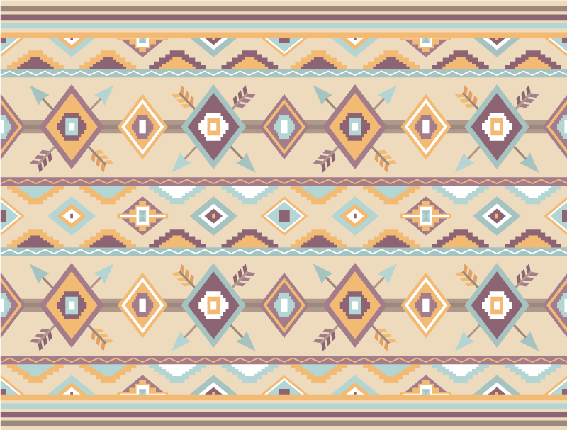 Covor de vinil bej etnic berber - TenStickers