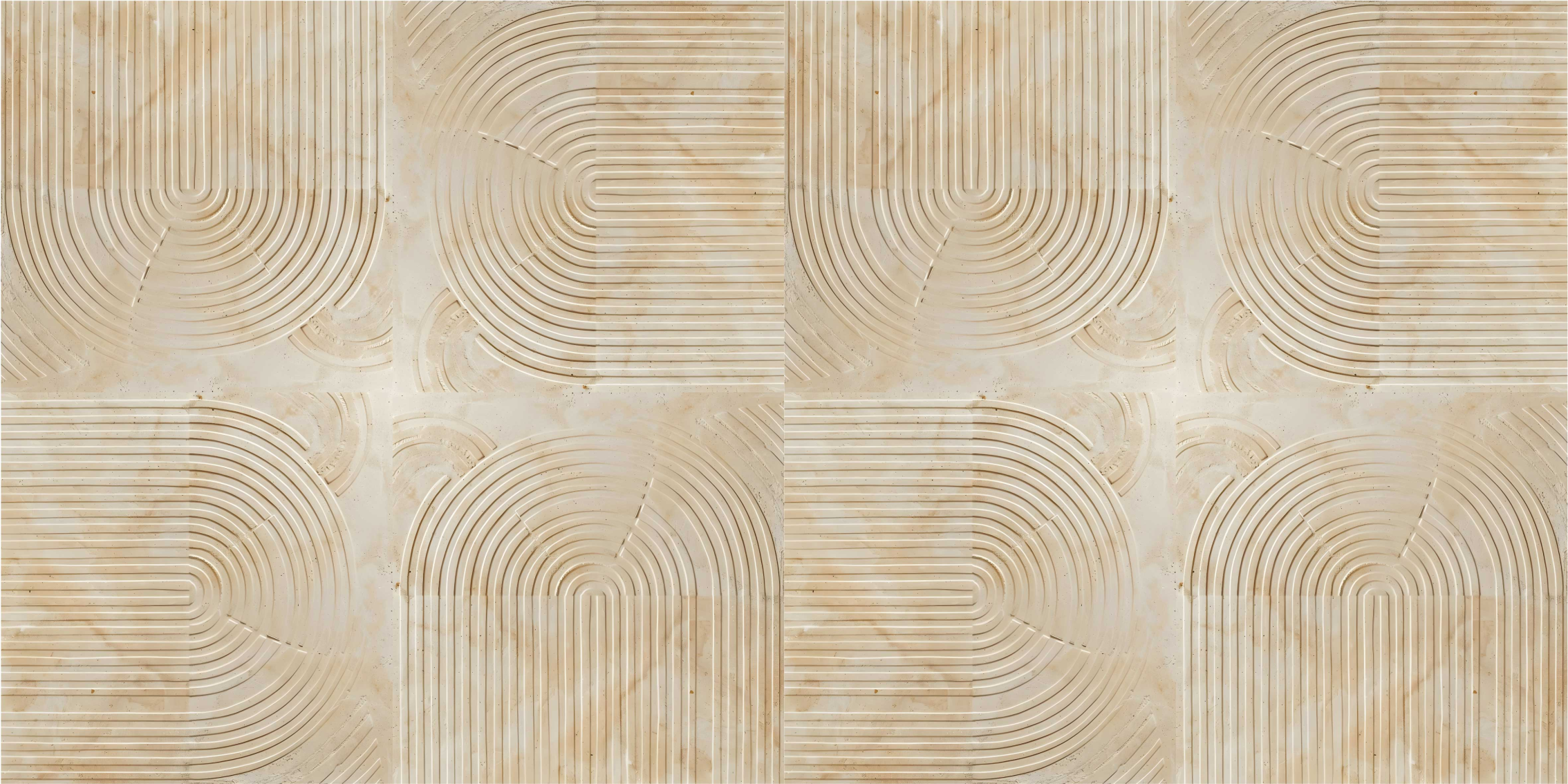 Covor de vinil bej arcuri moderne - TenStickers