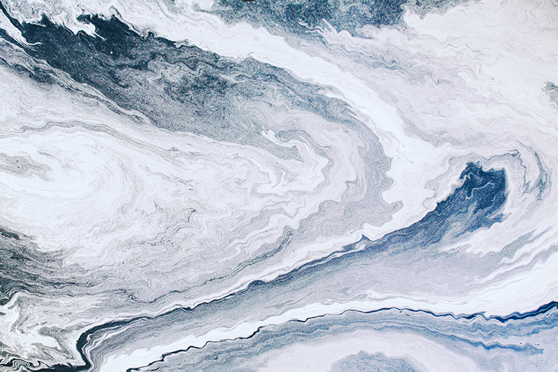 Covor de vinil marmura albastru și gri minimalist - TenStickers