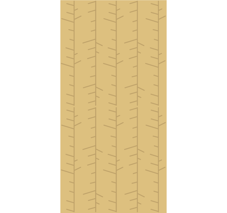 Copaci tapet model minimalist stilizat - TenStickers