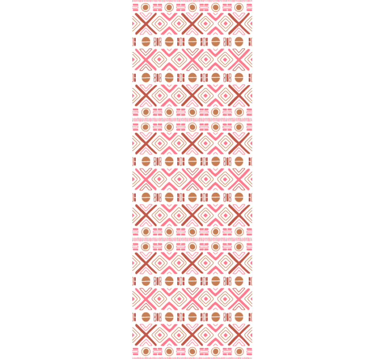 Tapet floral modele geometrice decorative - TenStickers