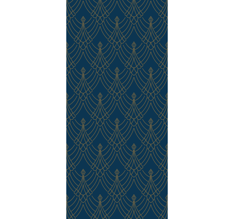 Tapet modern design elegant de frunze - TenStickers