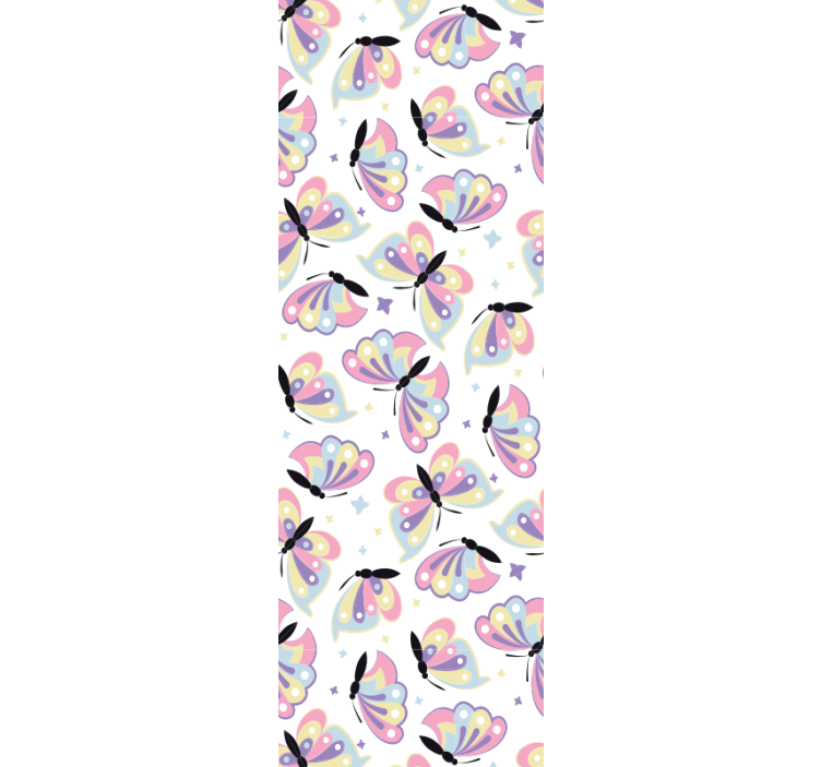 Fluture tapet zboară aripi colorate - TenStickers