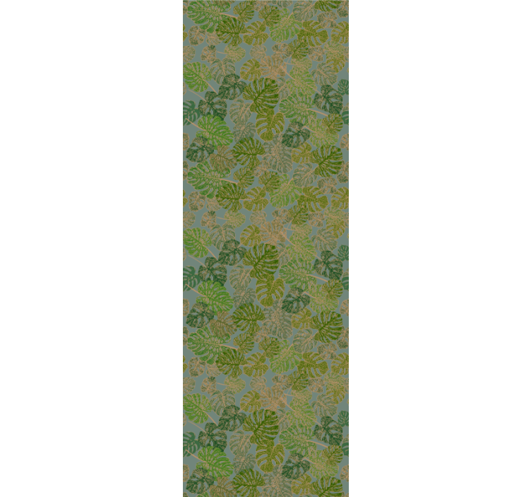 Tapet de frunze motiv verde monstera - TenStickers
