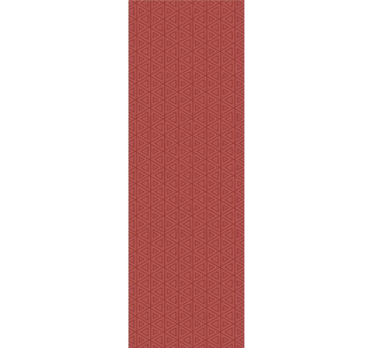 Triunghiuri tapet model roșu uimitor - TenStickers