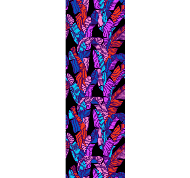 Tapet floral mare motiv vibrant - TenStickers