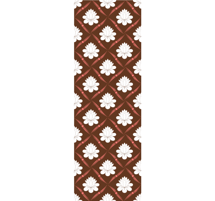 Tapet floral design model lotus - TenStickers