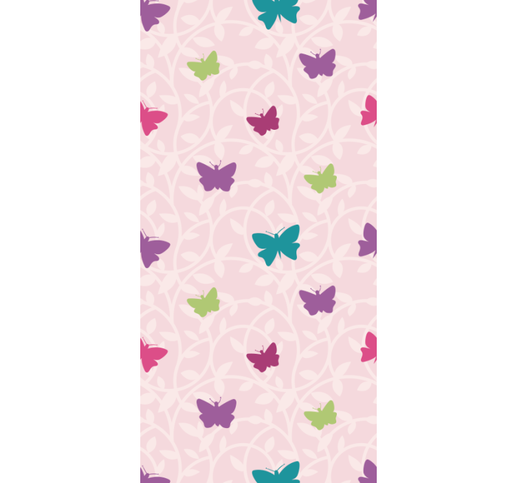 Fluture tapet aripi pline de culoare - TenStickers