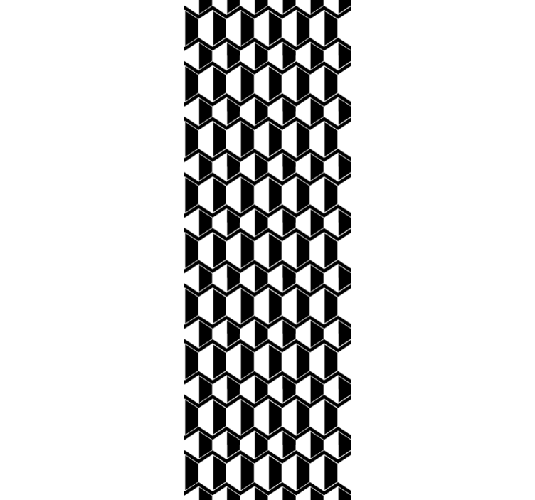 Tapet geometric model cubic 3d - TenStickers