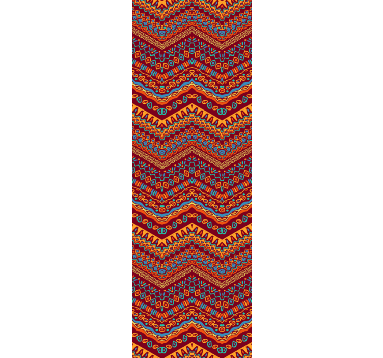 Tapet camera de zi model geometric vibrant - TenStickers