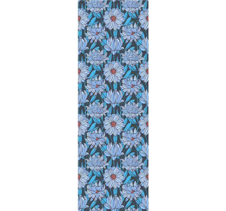 Tapet flori design floral luxuriant - TenStickers