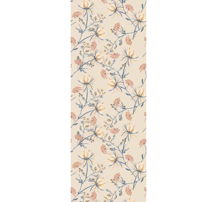 Tapet flori frumos design floral - TenStickers