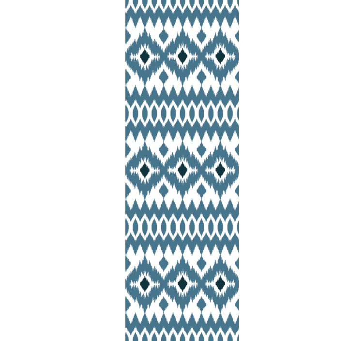 Tapete ornamentale model tribal indigo - TenStickers