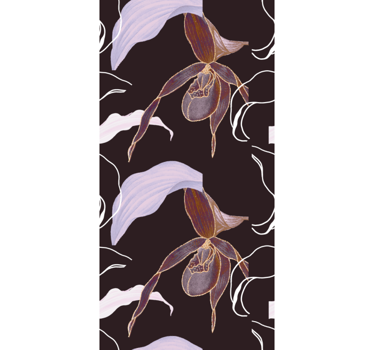 Tapet floral aranjament elegant cu orhidee - TenStickers
