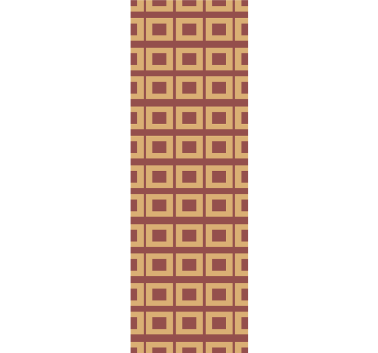 Tapet pătrat blocuri geometrice retro - TenStickers