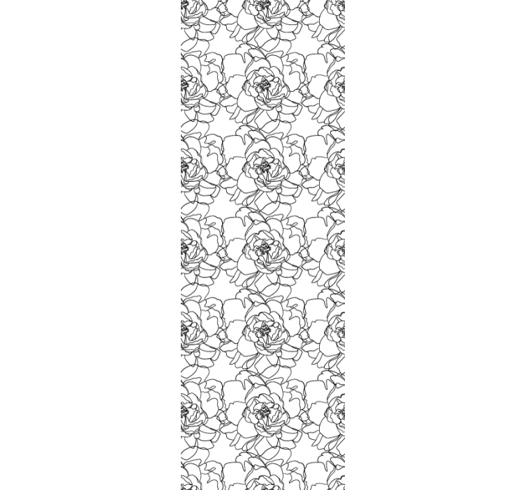 Tapet floral floare elegantă - TenStickers