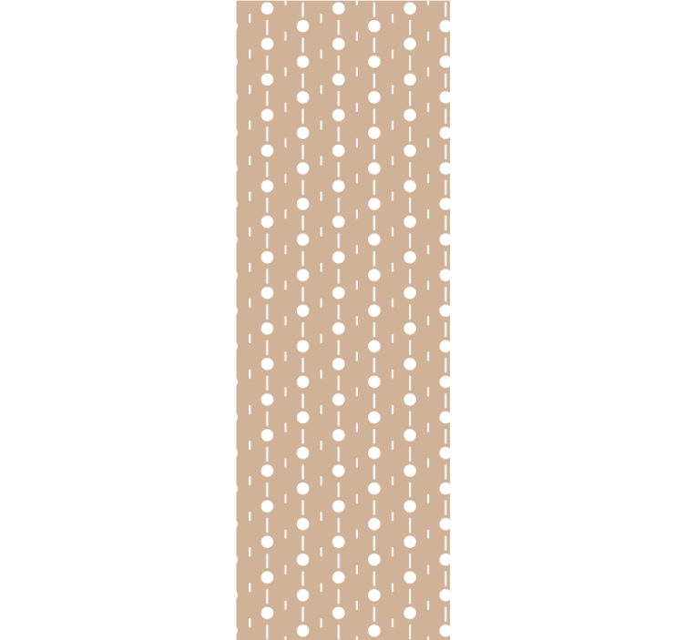 Cercuri tapet puncte circulare albe - TenStickers