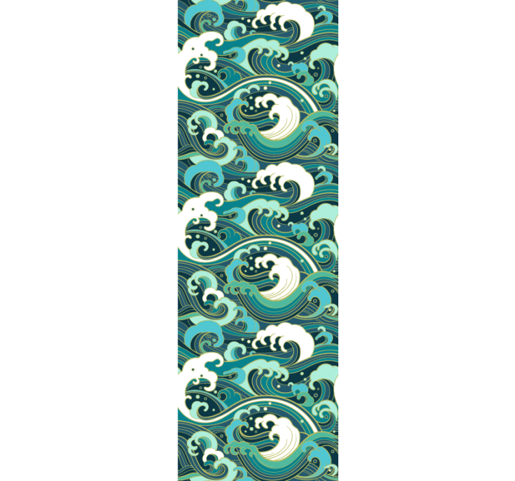 Tapet natura valuri elegante ale oceanului - TenStickers