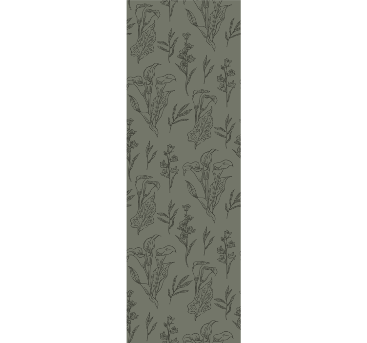 Tapet flori elemente florale - TenStickers